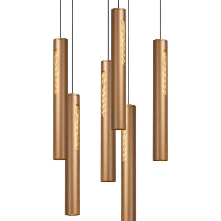 Riippuvalaisin Lucide Griffith, Ø38cm, IP20, 6W, pronssi