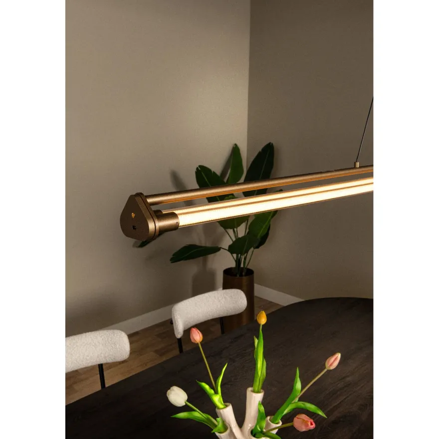 Riippuvalaisin Lucide Janderin, 146.3x8.3cm, IP20, 16.5W, messinki