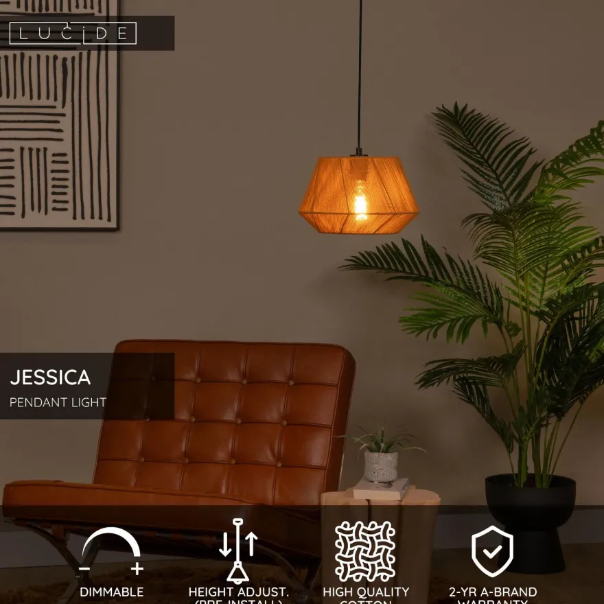 Riippuvalaisin Lucide Jessica, Ø30cm, IP20, eri värejä
