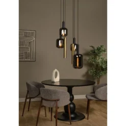 Riippuvalaisin Lucide Joanet, Ø65cm, IP20, messinki