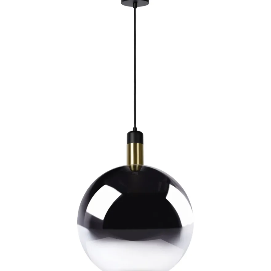 Riippuvalaisin Lucide Julius, Ø40 cm, savunharmaa