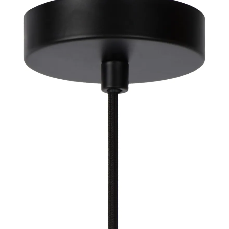 Riippuvalaisin Lucide Julius, Ø40 cm, savunharmaa