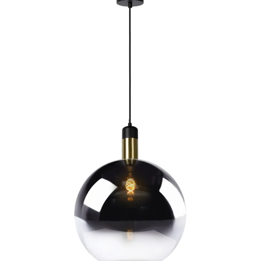 Riippuvalaisin Lucide Julius, Ø40 cm, savunharmaa