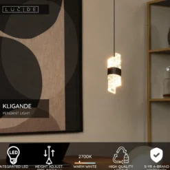 Riippuvalaisin Lucide Kligande, Ø13cm, IP20, 9W, eri värejä
