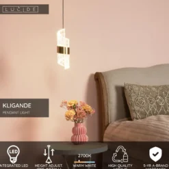 Riippuvalaisin Lucide Kligande, Ø13cm, IP20, 9W, eri värejä