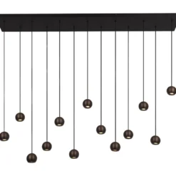 Riippuvalaisin Lucide Montana, 20x130cm, IP20, 5.7W, ruskea