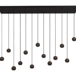 Riippuvalaisin Lucide Montana, 20x130cm, IP20, 5.7W, ruskea