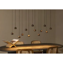 Riippuvalaisin Lucide Montana, 20x130cm, IP20, 5.7W, ruskea