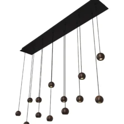 Riippuvalaisin Lucide Montana, 20x130cm, IP20, 5.7W, ruskea
