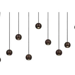 Riippuvalaisin Lucide Montana, 20x130cm, IP20, 5.7W, ruskea