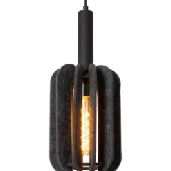 Riippuvalaisin Lucide Rafal, Ø20cm, IP20, harmaa