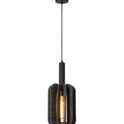 Riippuvalaisin Lucide Rafal, Ø20cm, IP20, harmaa