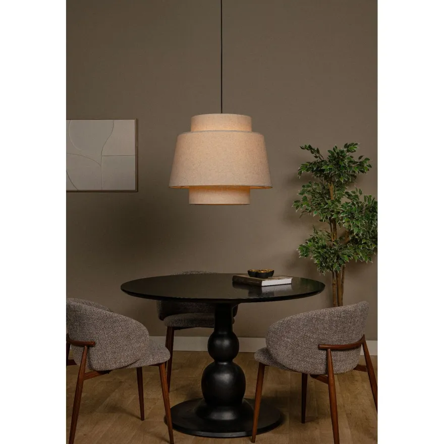 Riippuvalaisin Lucide Tribute, Ø60cm, IP20, beige