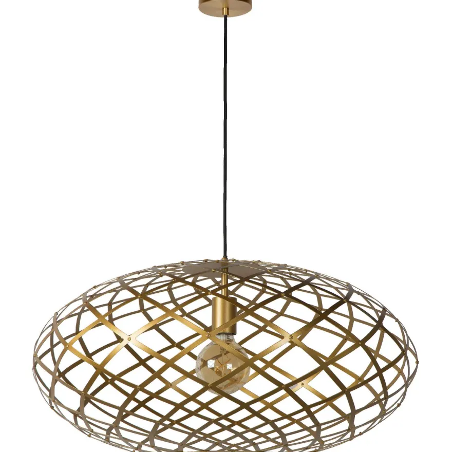 Riippuvalaisin Lucide Wolfram, Ø65cm, IP20, kulta