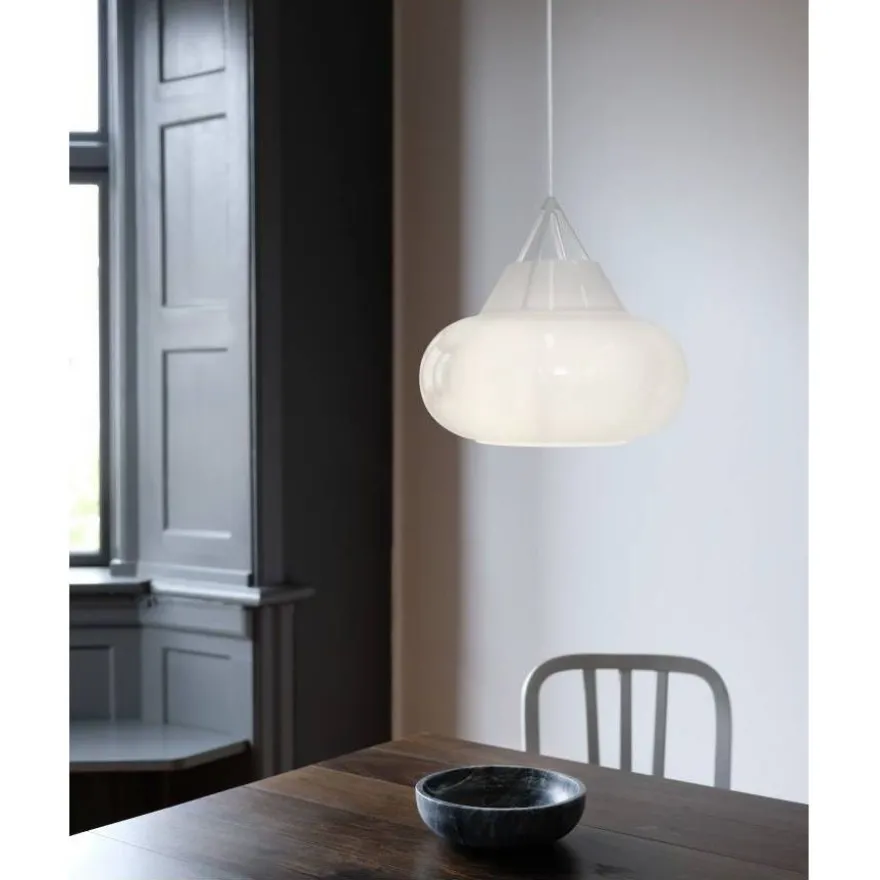 Riippuvalaisin Noor Bello, Ø290mm, valkoinen