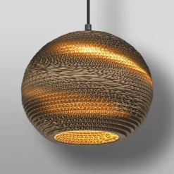 Riippuvalaisin Osram Decor Cardboard Ball E27 ruskea