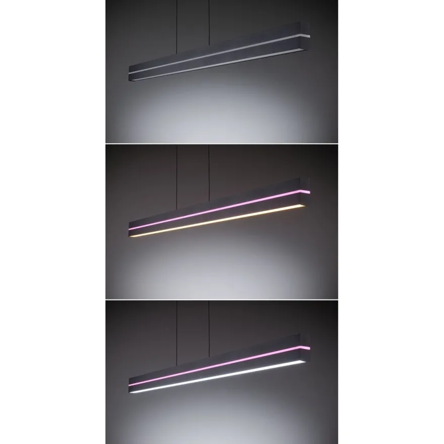 Riippuvalaisin Paulmann Raiko LED RGBW+ 1400lm/240lm 19W/6W, himmennettävä