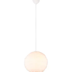 Riippuvalaisin Trio Furry, 35cm, E27, hiekanvalkoinen
