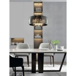 Riippuvalaisin Trio Vapore Ø500x1500 mm, kromi