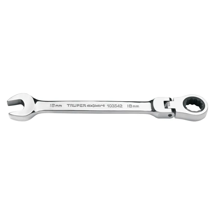 Räikkälenkkiavain Truper Expert, joustavalla lenkkipäällä, 18mm