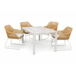 Ruokailuryhmä Baltic Garden Palermo pöytä, 200 cm, 4 kplSeville-nojatuolia