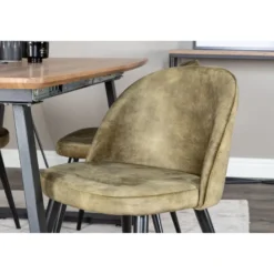 Ruokailuryhmä Venture Home, jatkettava Inca-pöytä + 4 Velvet-tuolia, sametti
