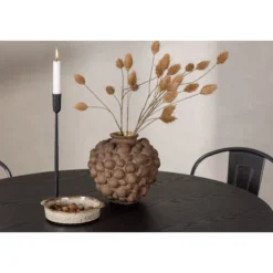 Ruokailuryhmä Venture Home, musta Olivia-pöytä + 4 harmaata Tempe-tuolia