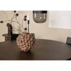 Ruokailuryhmä Venture Home, ruskea Stone-pöytä + 4 Montros-tuolia