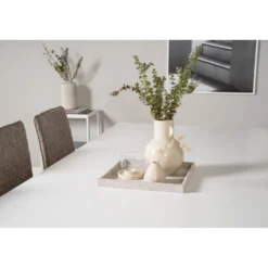 Ruokailuryhmä Venture Home, 240x100cm Palace-pöytä + 6 beigeä Windu Lyx -tuolia