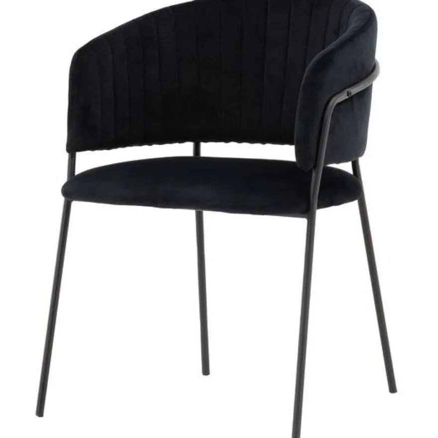 Ruokapöydän tuoli Venture Home Selma musta
