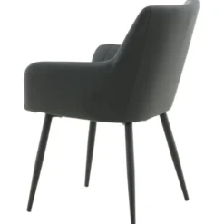 Ruokapöydän tuoli Venture Home Comfort, musta keinonahka
