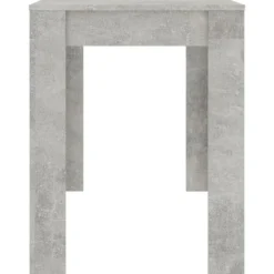 Ruokapöytä betoninharmaa 120x60x76 cm lastulevy