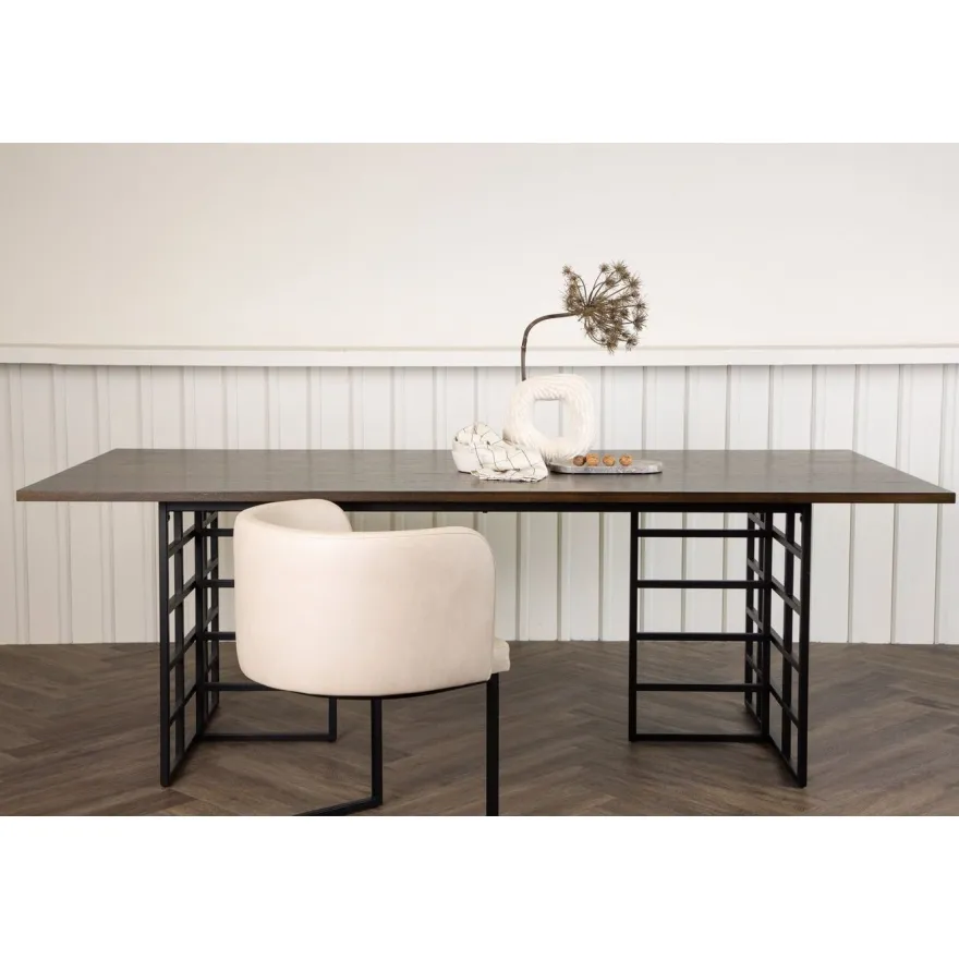 Ruokapöytä Furniture Fashion Ystad, 220x100cm