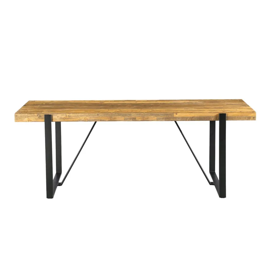 Ruokapöytä Home4You Ironbridge 180x88cm, mänty