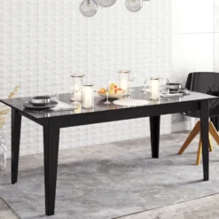 Ruokapöytä Linento Furniture Polka, 180x90cm