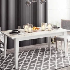 Ruokapöytä Linento Furniture Polka, 180x90cm