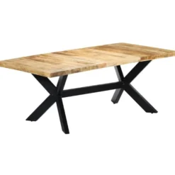 Ruokapöytä mangopuu 200x100x75