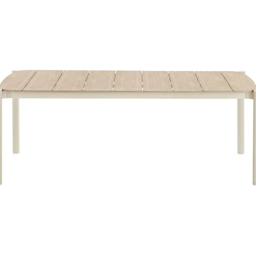 Ruokapöytä ulos House Nordic Abela, 100x200x74cm, beige/ruskea