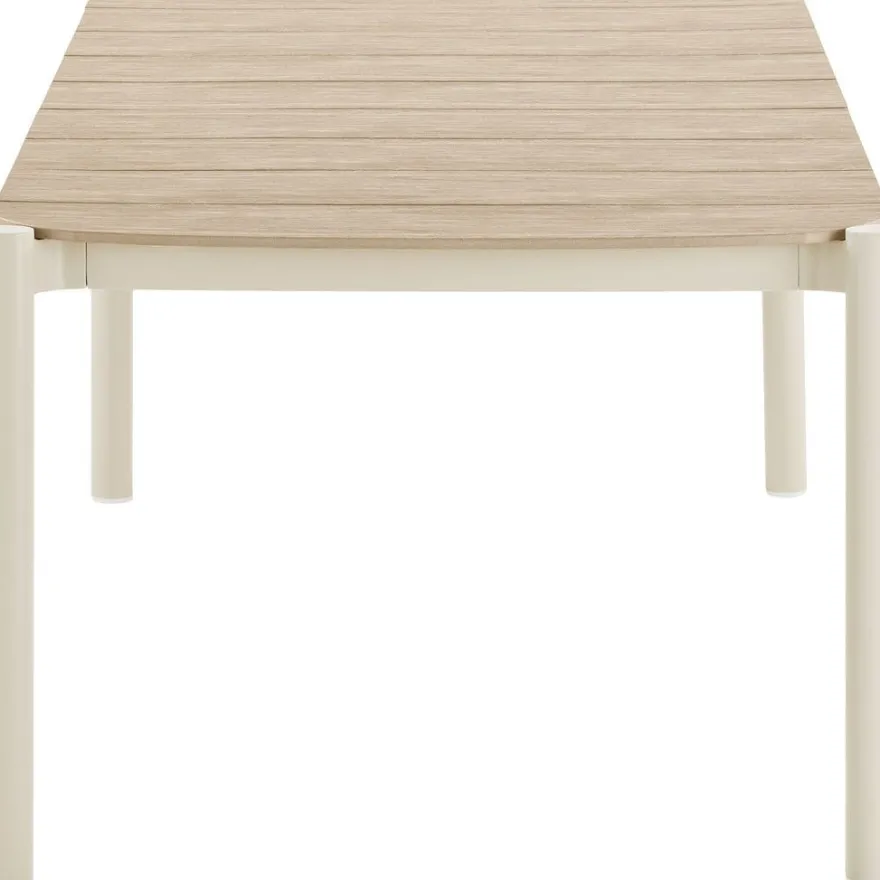 Ruokapöytä ulos House Nordic Abela, 100x200x74cm, beige/ruskea