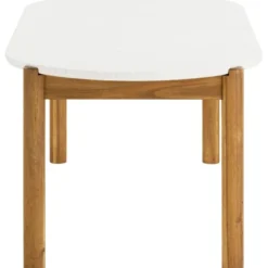 Ruokapöytä ulos House Nordic Terracina, 95x210x76cm, akaasia/terrazzo