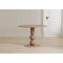 Ruokapöytä Venture Home Boule, Ø110cm beige