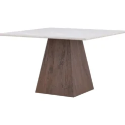 Ruokapöytä Venture Home Cael, 120x120cm, vaaleanharmaa