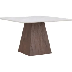 Ruokapöytä Venture Home Cael, 120x120cm, vaaleanharmaa