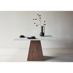 Ruokapöytä Venture Home Cael, 120x120cm, vaaleanharmaa