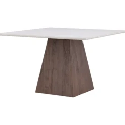 Ruokapöytä Venture Home Cael, 120x120cm, vaaleanharmaa