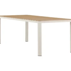 Ruokapöytä Venture Home Etna, 210x90cm, beige/puu