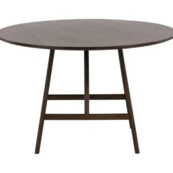 Ruokapöytä Venture Home Kaseidon, ⌀100cm, ruskea