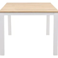 Ruokapöytä Venture Home Mexico, 210x100cm, tiikki/valkoinen