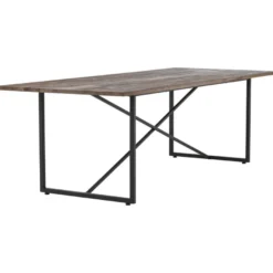 Ruokapöytä Venture Home Padang, 250x100cm, ruskea