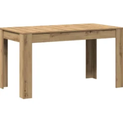 Ruokapöytä, 140x74,5x76 cm lastulevy, eri värejä (07987)